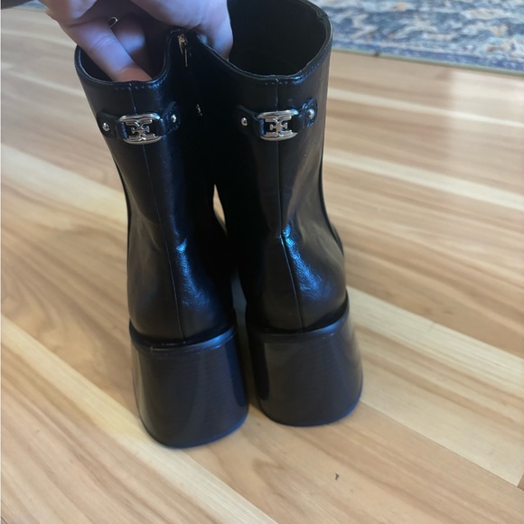 Sam Edelman Winnie Leather Bootie in Black Size 9 New - Picture 7 of 10
